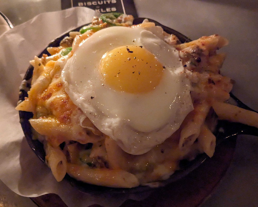Jacob's Pickles' Midnight Mac & Cheese